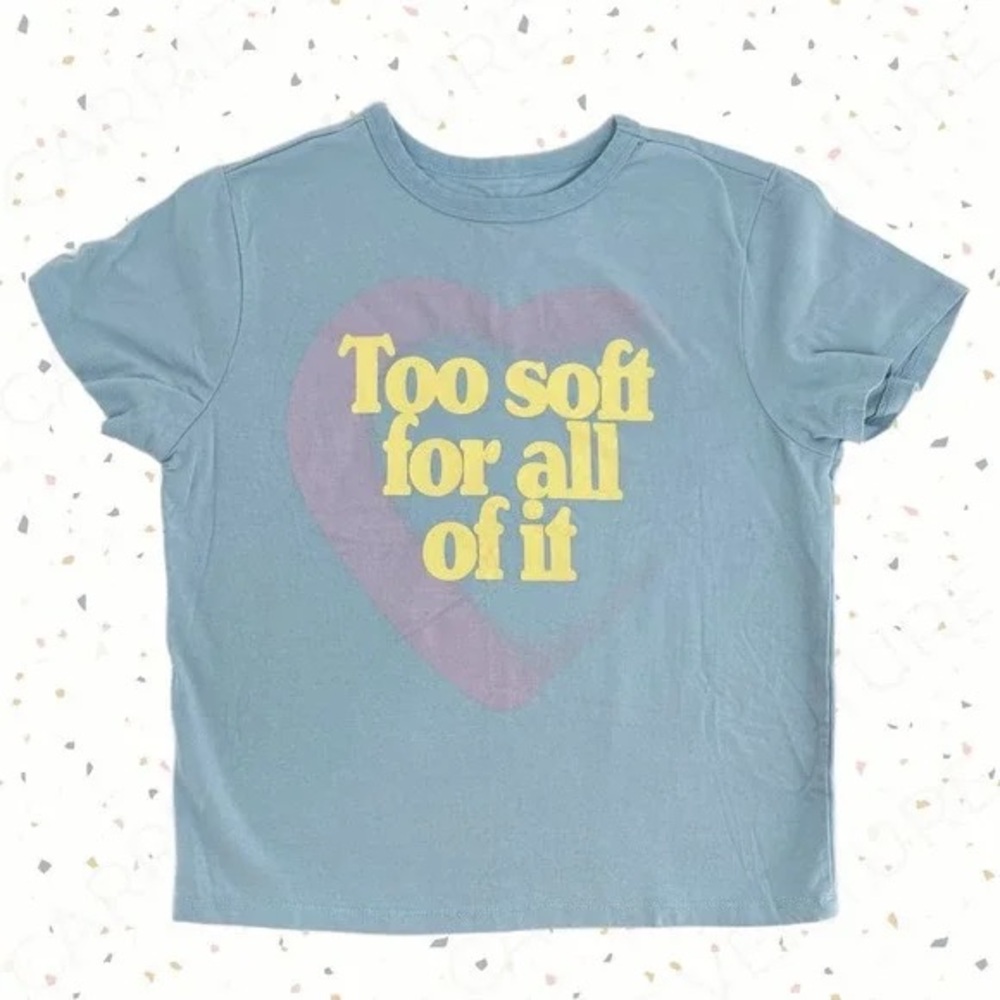 Taylor Swift “Too soft for all of it” Midnights Baby Tee